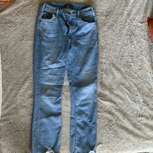 Abercrombie & Fitch High Rise Ankle Flare Jeans